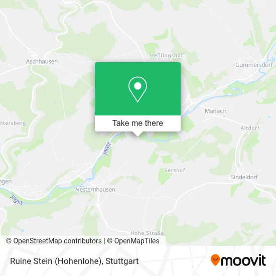 Ruine Stein (Hohenlohe) map