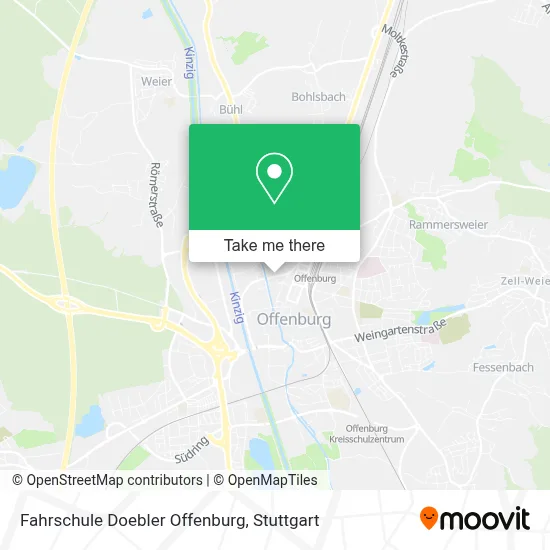Fahrschule Doebler Offenburg map
