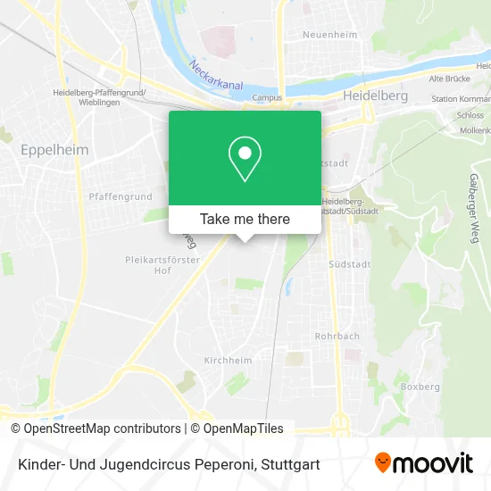 Kinder- Und Jugendcircus Peperoni map