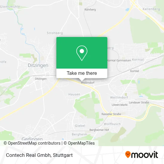 Contech Real Gmbh map