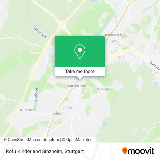 Rofu Kinderland Sinzheim map