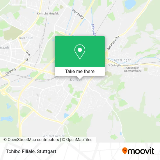 Tchibo Filiale map
