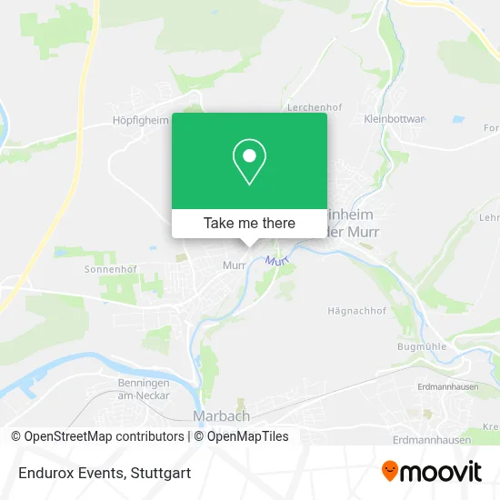 Endurox Events map