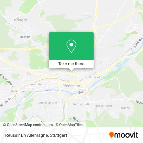 Réussir En Allemagne map