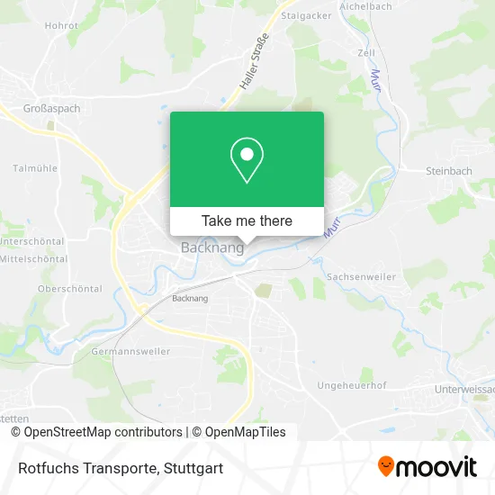 Rotfuchs Transporte map