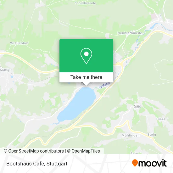 Bootshaus Cafe map