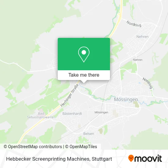 Hebbecker Screenprinting Machines map