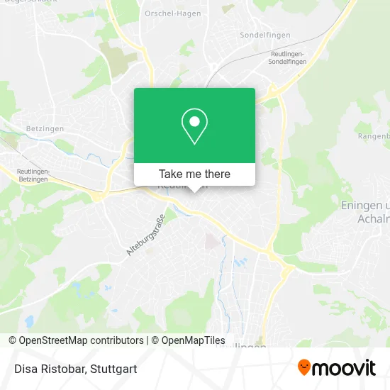 Disa Ristobar map