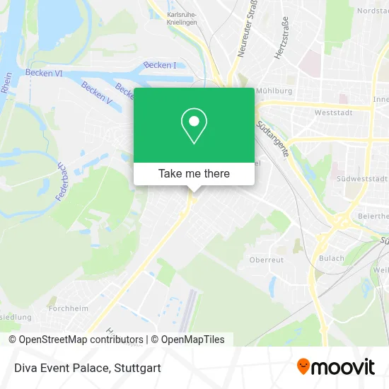 Diva Event Palace map