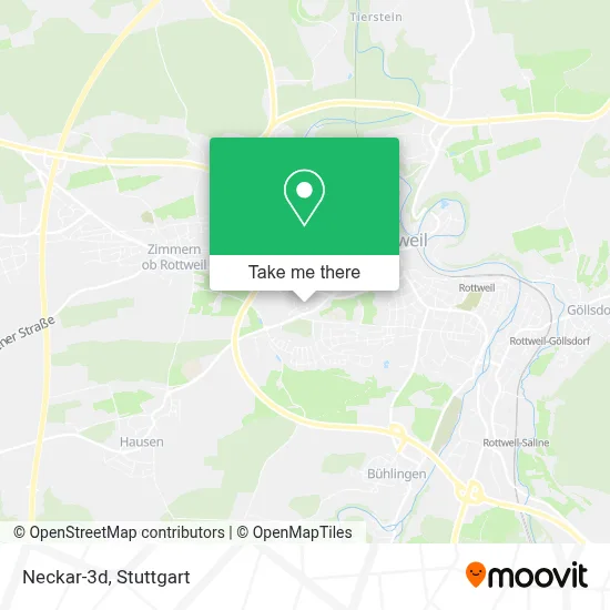 Neckar-3d map