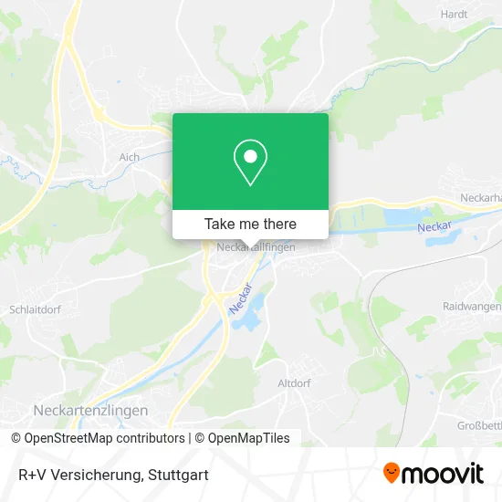 R+V Versicherung map
