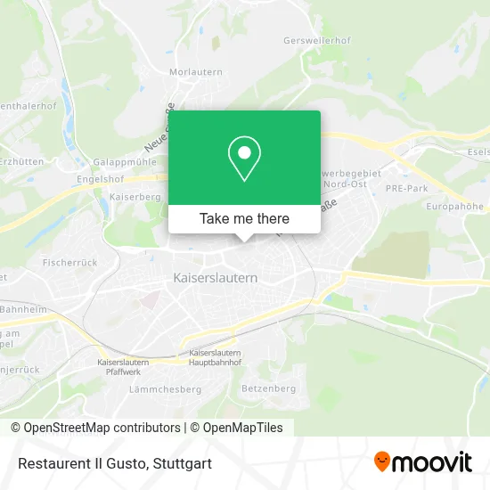 Restaurent Il Gusto map