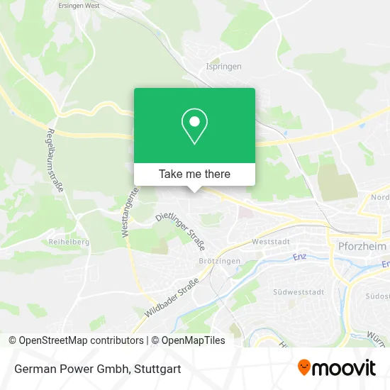 German Power Gmbh map