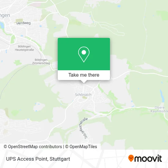Ups Access Point map