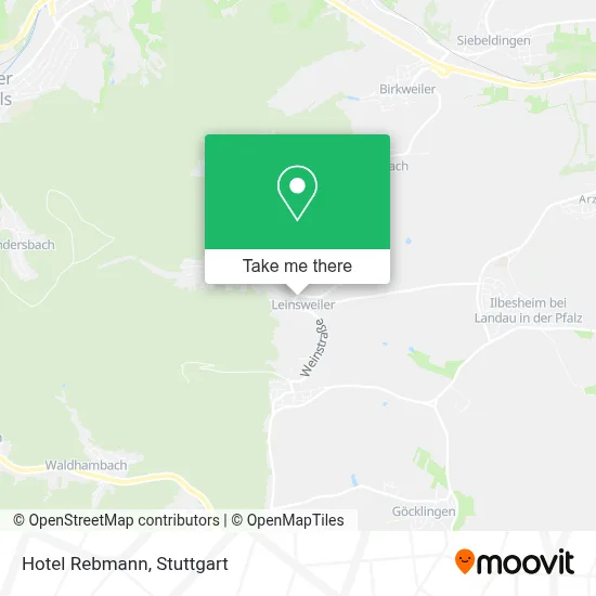 Hotel Rebmann map