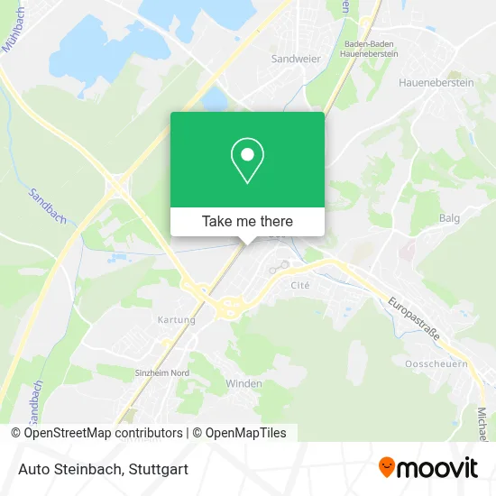 Auto Steinbach map