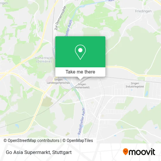 Go Asia Supermarkt map