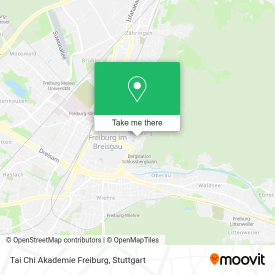 Tai Chi Akademie Freiburg map