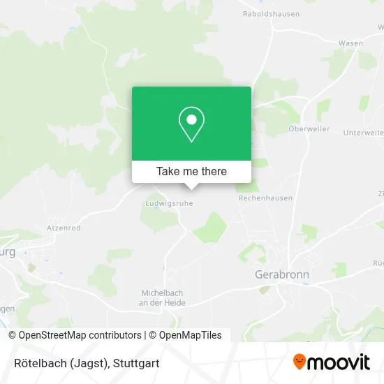 Rötelbach (Jagst) map