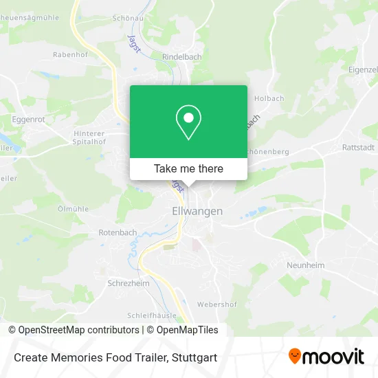 Create Memories Food Trailer map