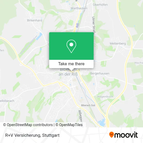 R+V Versicherung map