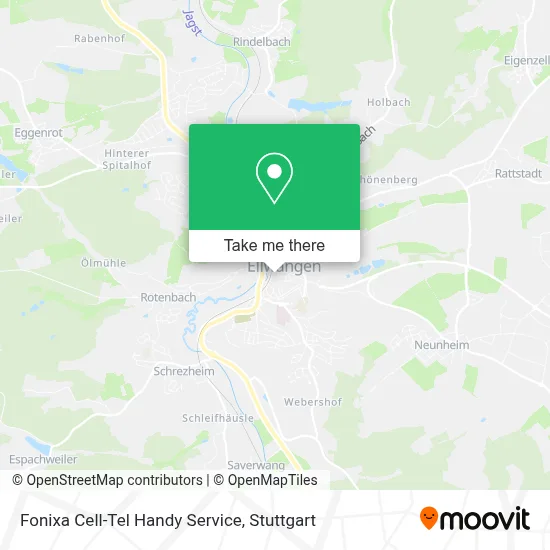 Fonixa Cell-Tel Handy Service map