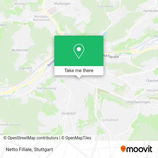 Netto Filiale map
