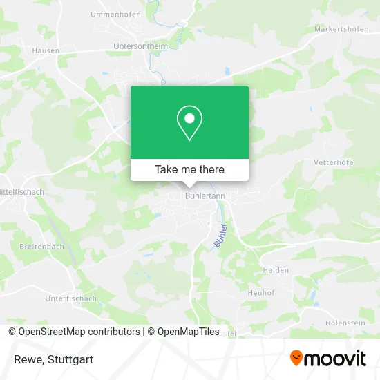 Rewe map