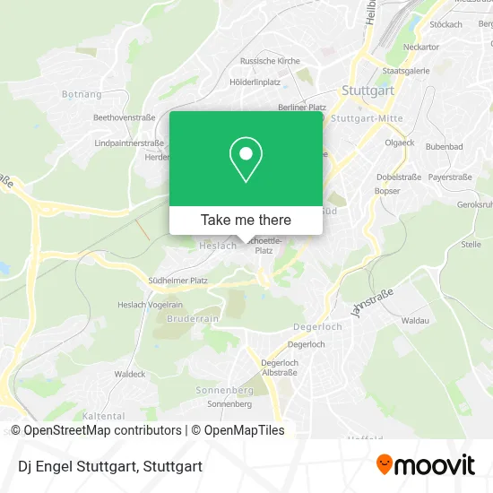 Dj Engel Stuttgart map