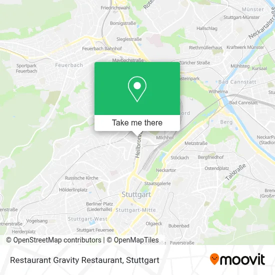 Restaurant Gravity Restaurant map