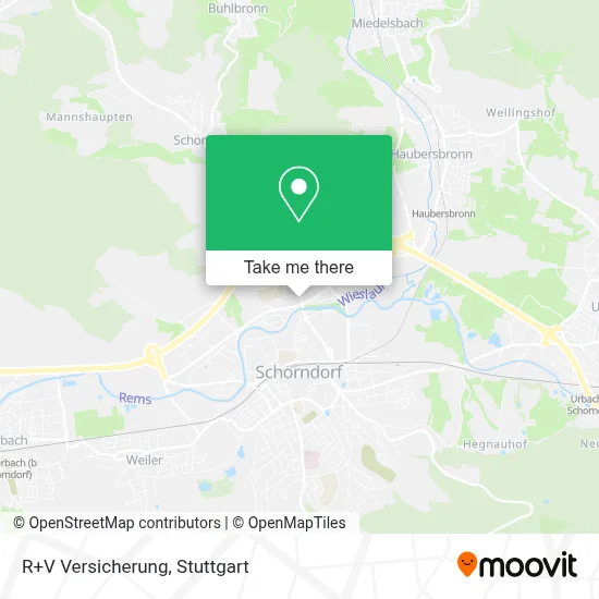 R+V Versicherung map