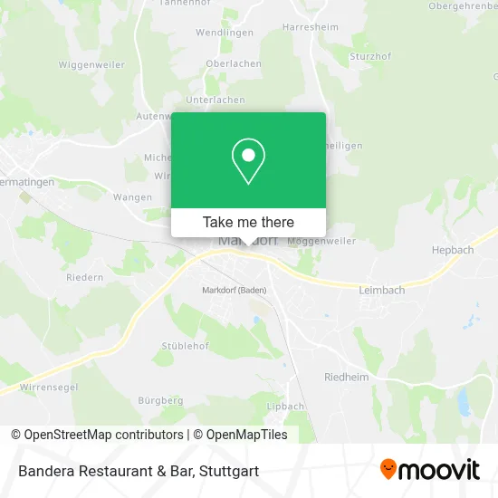 Bandera Restaurant & Bar map
