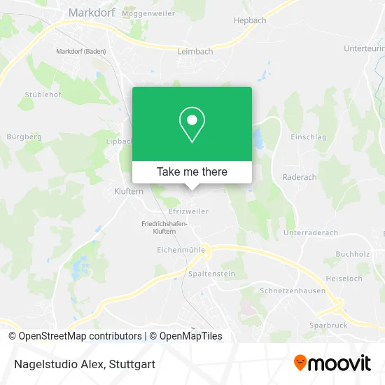 Nagelstudio Alex map