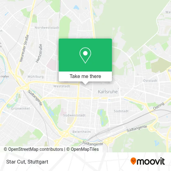 Star Cut map