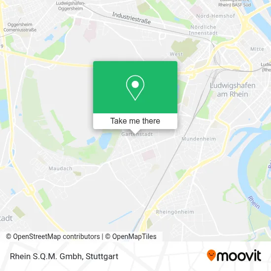Rhein S.Q.M. Gmbh map