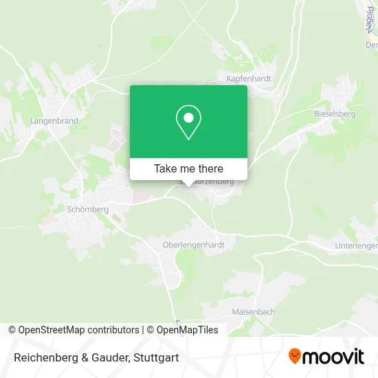 Reichenberg & Gauder map