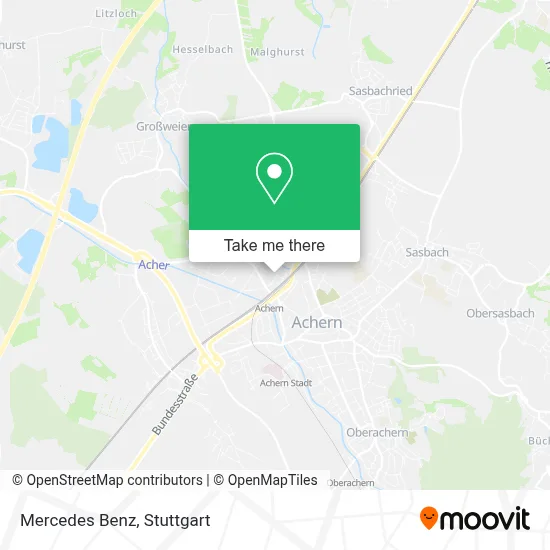 Mercedes Benz map