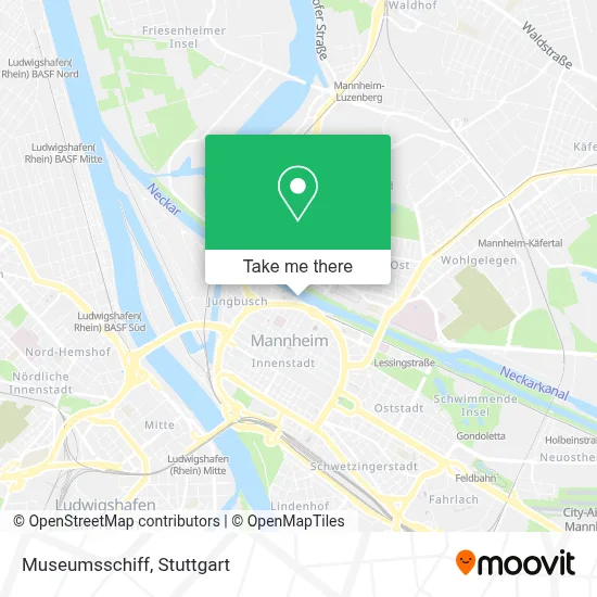 Museumsschiff map