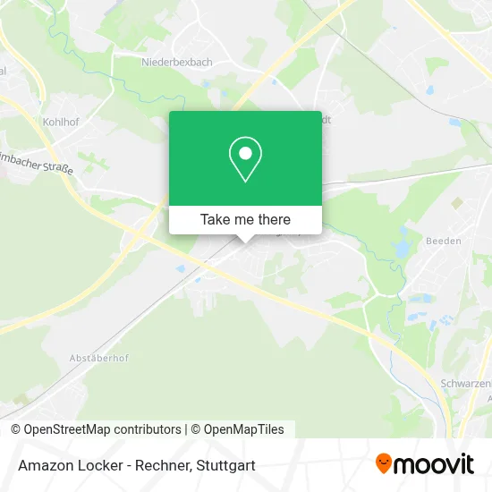 Amazon Locker - Rechner map