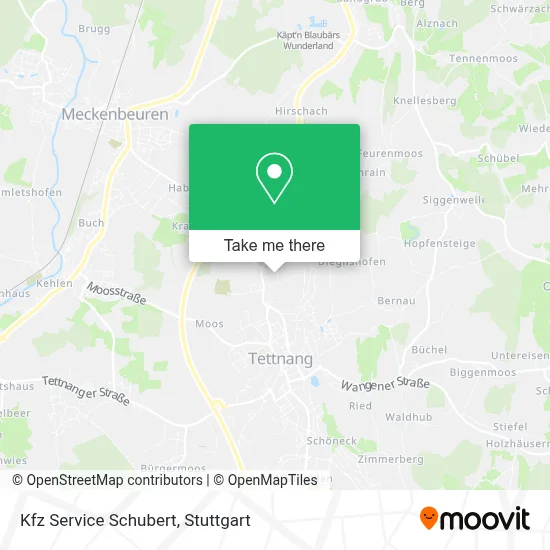 Kfz Service Schubert map