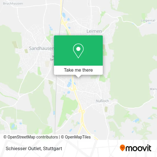 Schiesser Outlet map
