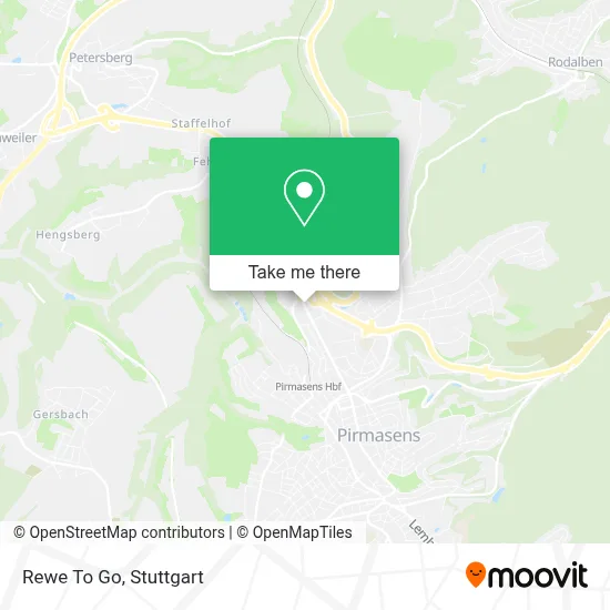 Rewe To Go map