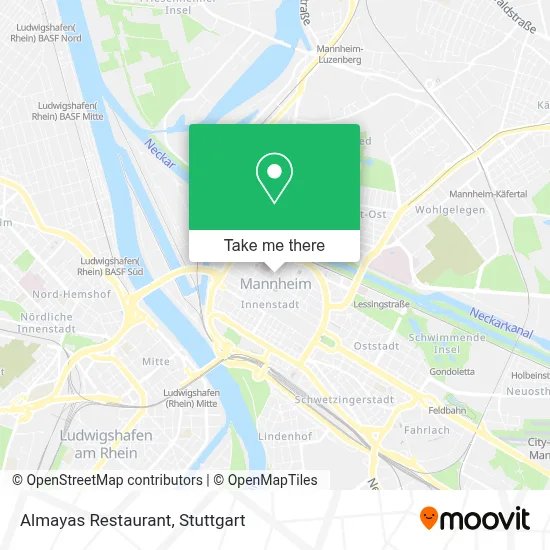 Almayas Restaurant map