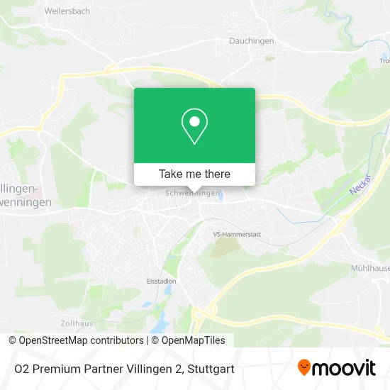 O2 Premium Partner Villingen 2 map