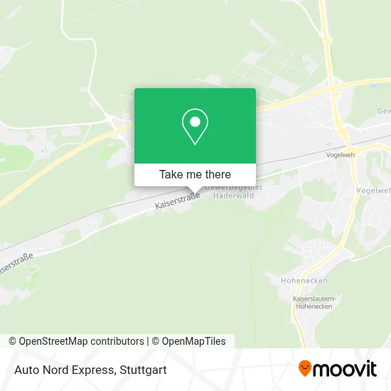 Auto Nord Express map