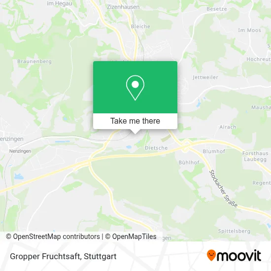 Gropper Fruchtsaft map