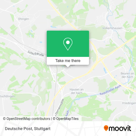 Deutsche Post map