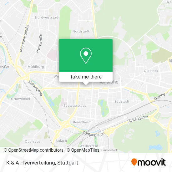K & A Flyerverteilung map