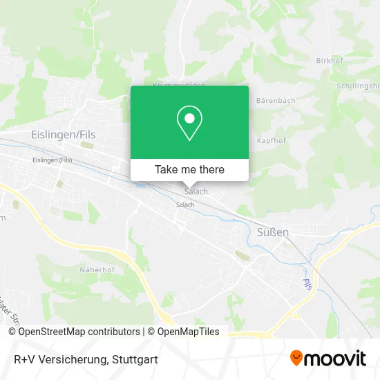 R+V Versicherung map