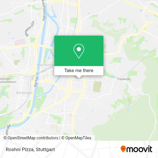 Roshni Pizza map